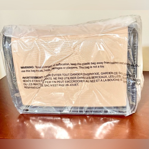 JULES KAE Mia Bag. BRAND NEW IN ORIGINAL PACKAGING. Blush lizard vegan leather. - Picture 8 of 10